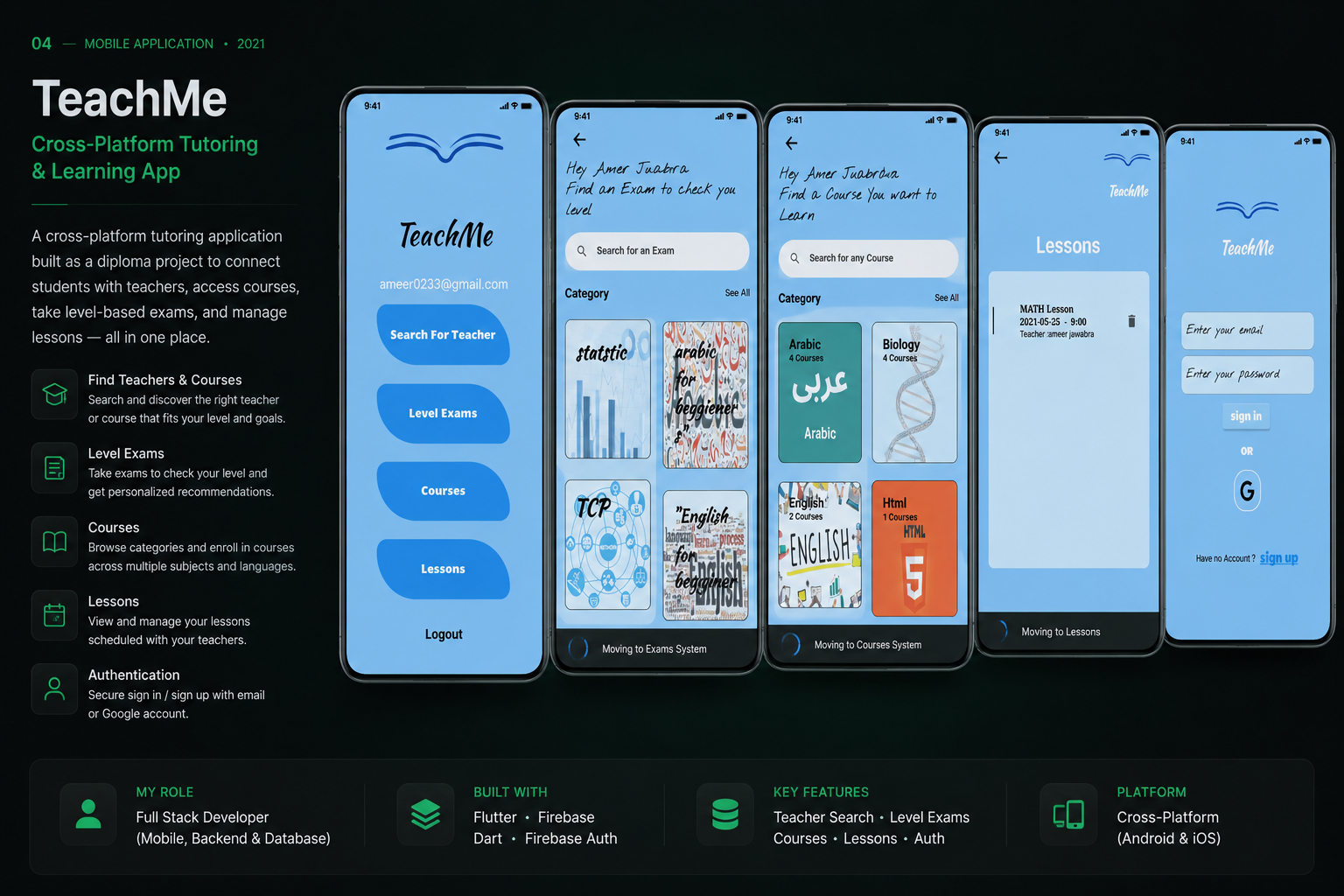 TeachMe — Tutoring & Learning App